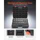 Galvučių rinkinys, 104 vnt., 9,5 mm, 6–24 mm, CR-V plienas, automobilių remontui