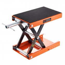 Hidraulinis žirklinis motociklo keltuvas, krovinys iki 500 kg, aukštis 9,5-35 cm