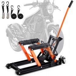 Hidraulinis žirklinis keltuvas motociklams/ATV, krovinys iki 700 kg, aukštis 12-38,5 cm