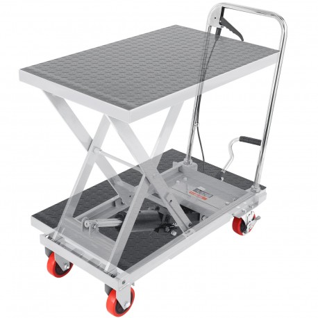 Hidraulinis žirklinis vežimėlis-keltuvas, 230 kg, kėlimo aukštis 220-720 mm