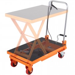 Hidraulinis žirklinis vežimėlis-keltuvas, 150 kg, kėlimo aukštis 220-720 mm